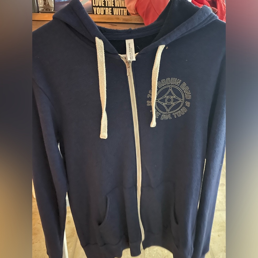 Zac Brown Band, Zip Hoodie, The Owl Tour 2019, Size M
